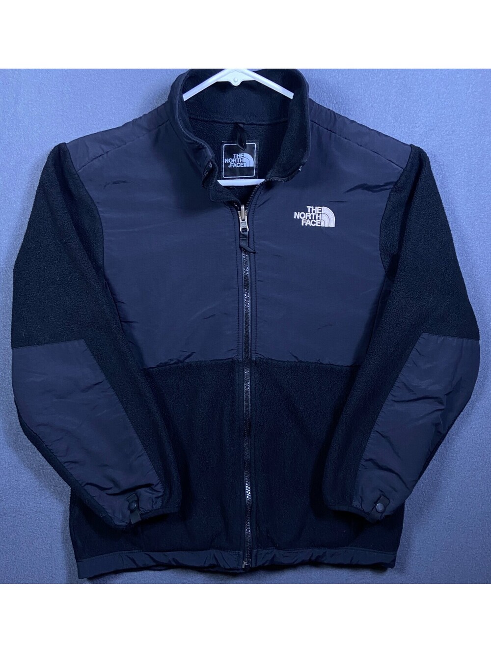 The North Face Black Denali Fleece Jacket Girls Size Large 19x23 Gorpcore Hiking